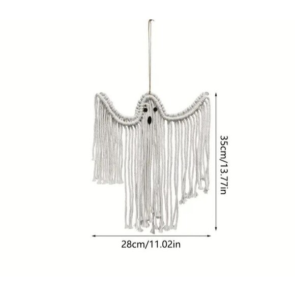 Halloween Hanging White Ghost Rope String‎ Wall Decor Fall Spooky Decora… - Picture 3 of 3